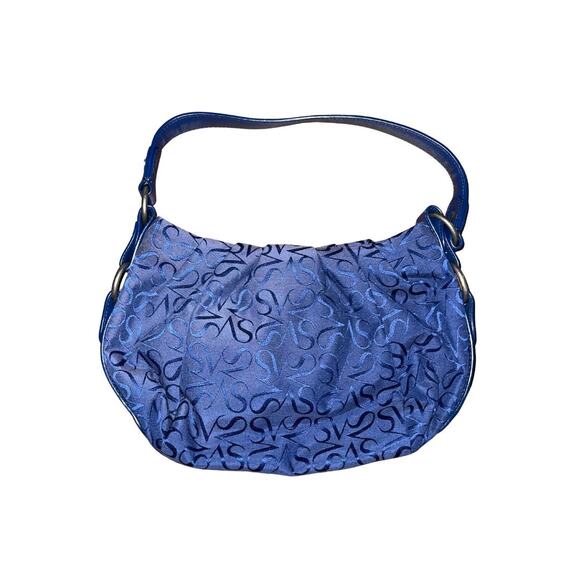 Simply Vera Wang Ice Blue Hobo Purse Crescent Handbag Shoulder Bag - Picture 1 of 4
